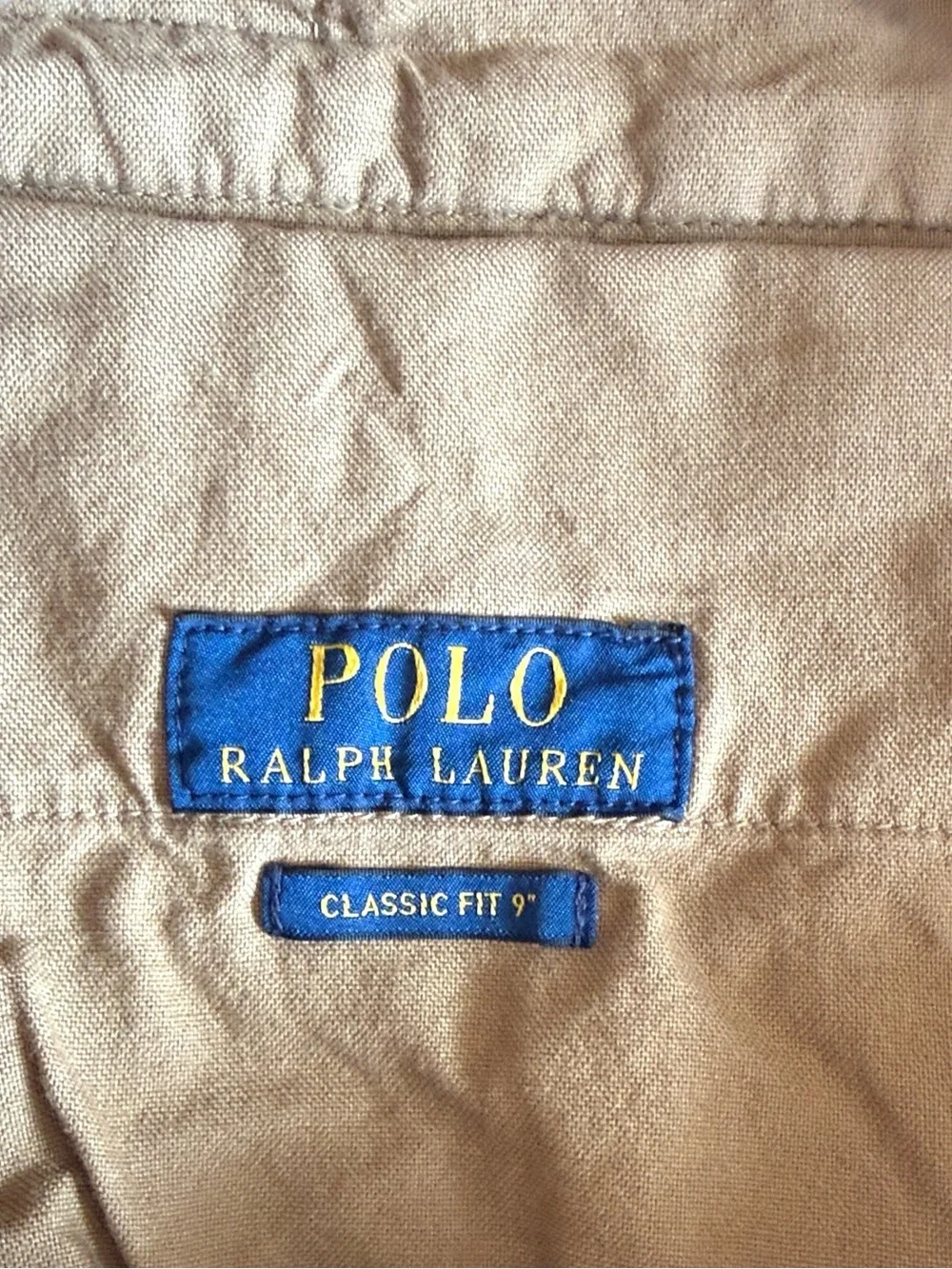 Polo Ralph Lauren Utility Surplus Cargo Shorts Khaki Classic Fit Men's XL NWT